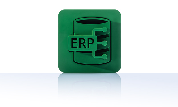 The symbol is unicolor green and shows a stylized database symbol with a rectangular shield that reads 